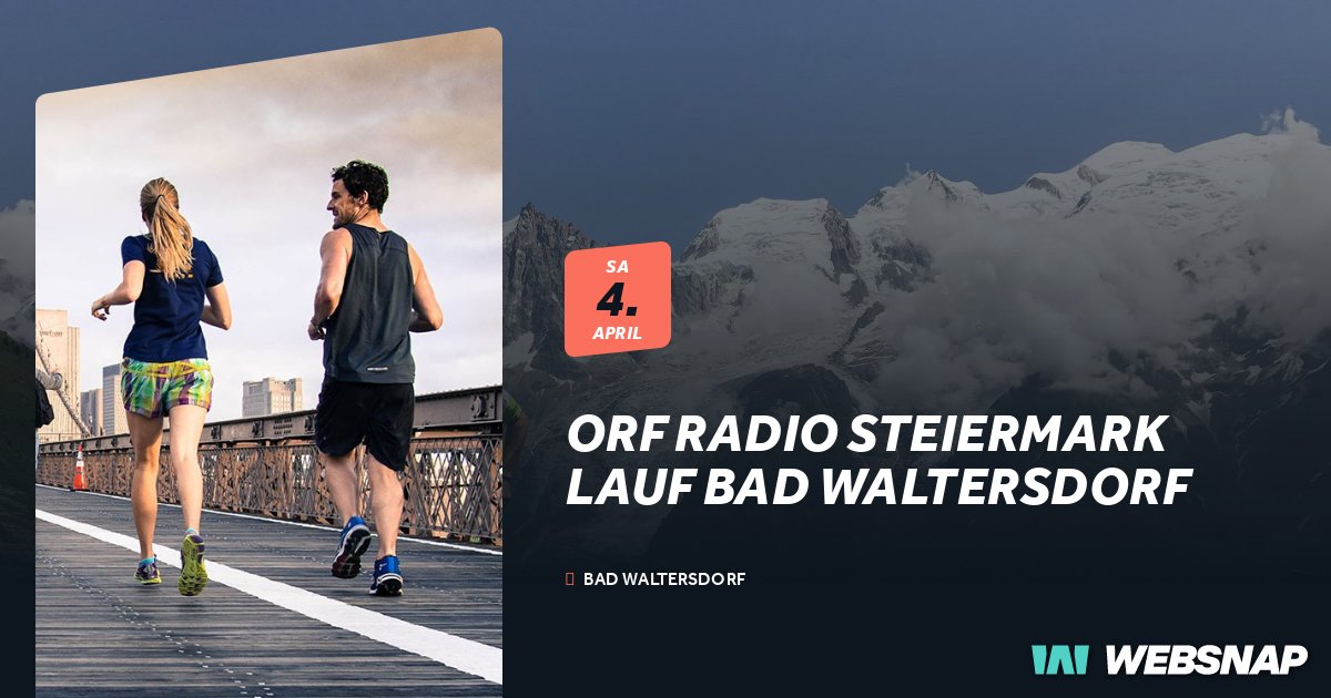 ORF Radio Steiermark Lauf Bad Waltersdorf • sportevenz